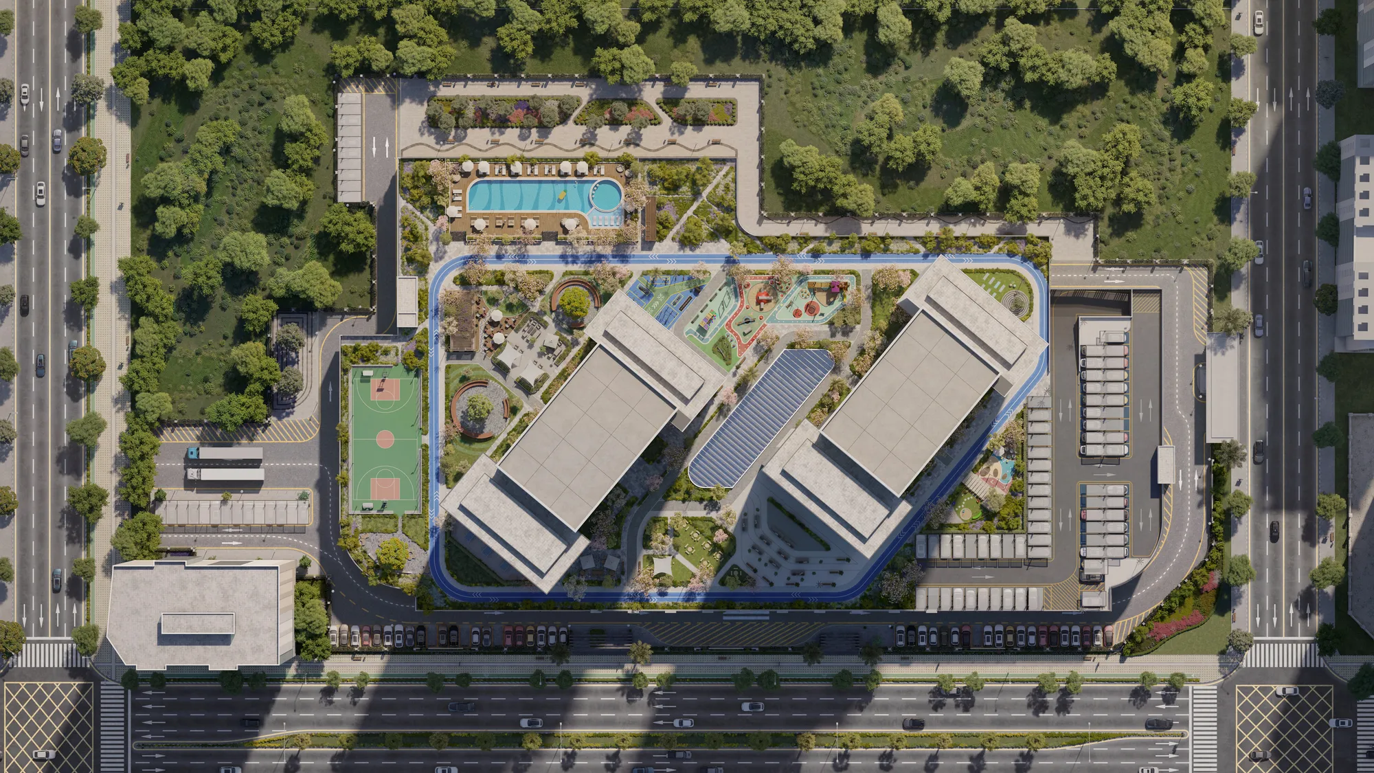 Reportage Towers off-plan property in International, Dubai