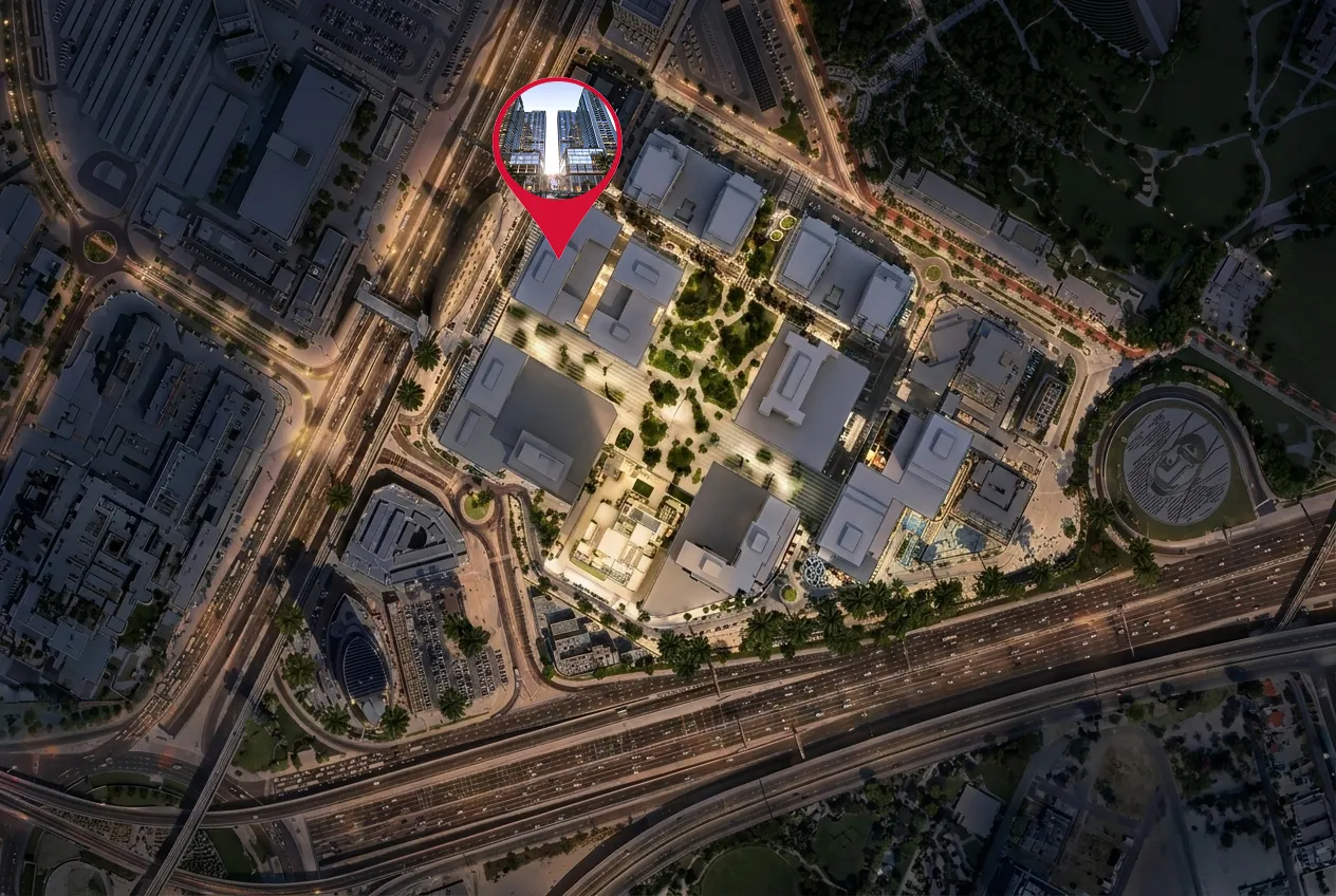Avenue Park Towers 2 at Wasl 1 master plan