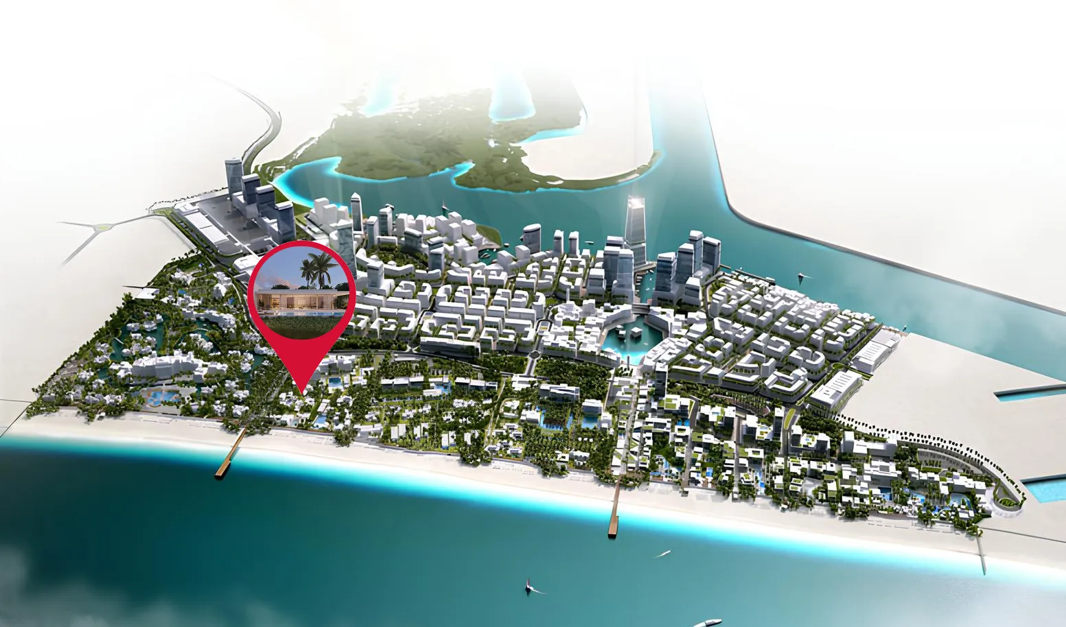 Al Zorah Beach Hills Villa's master plan