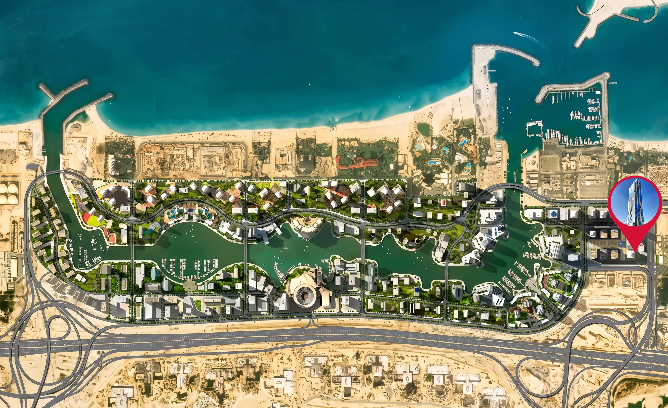 Marina Arcade Tower master plan