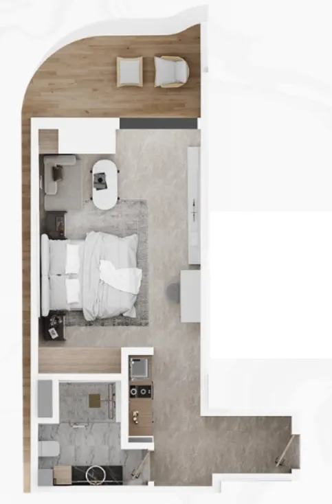 Studio floor plan