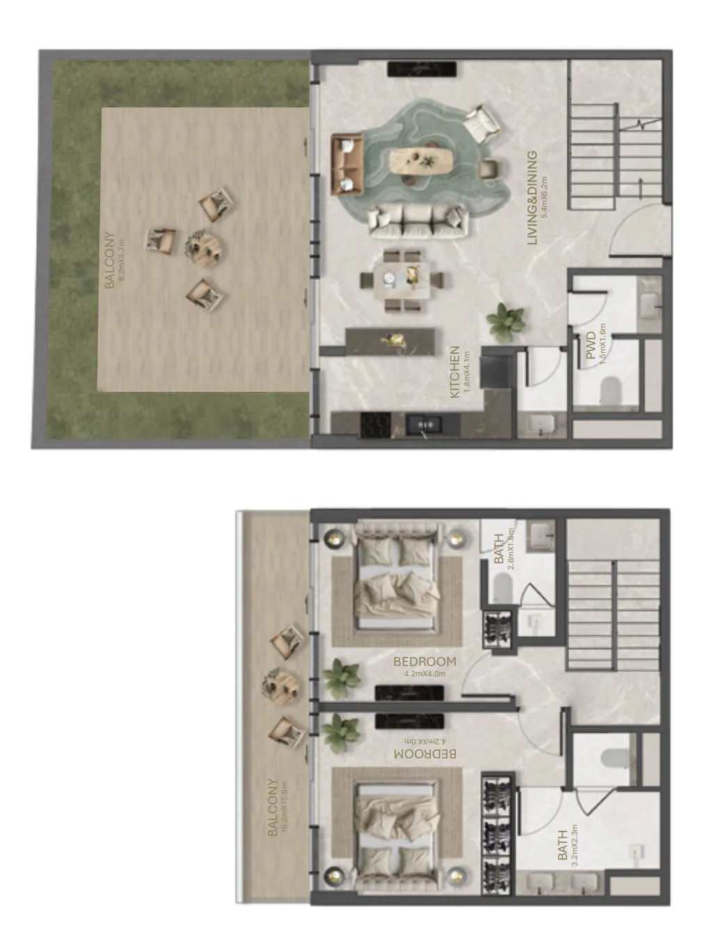 2BR Layout