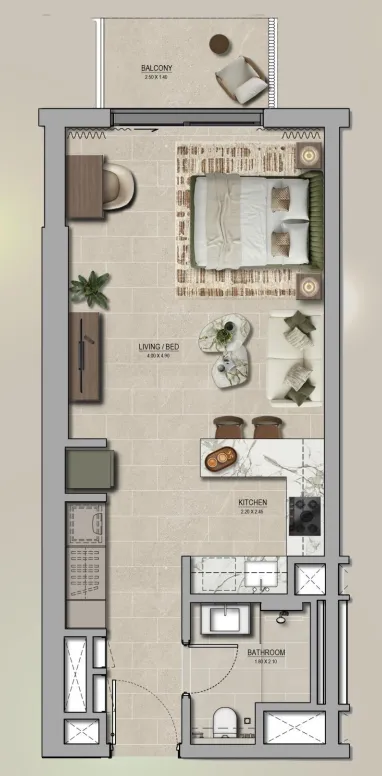 Studio floor plan