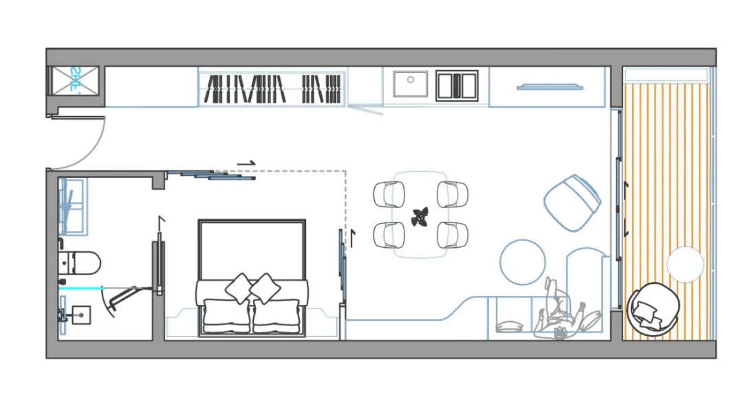 1BR Layout