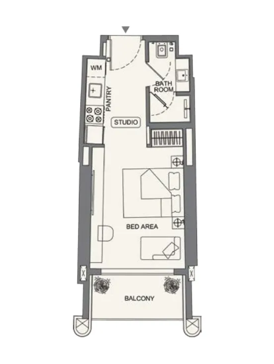 Studio floor plan