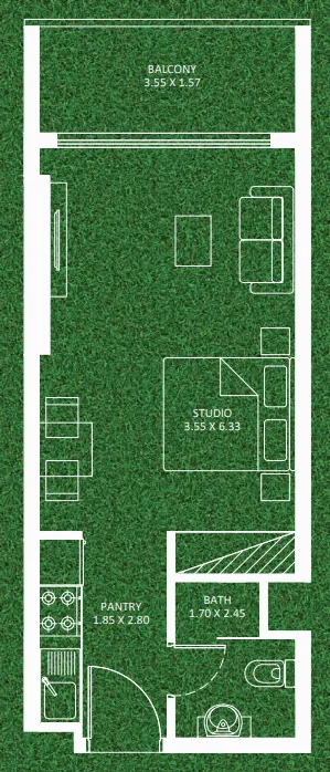0BR Layout