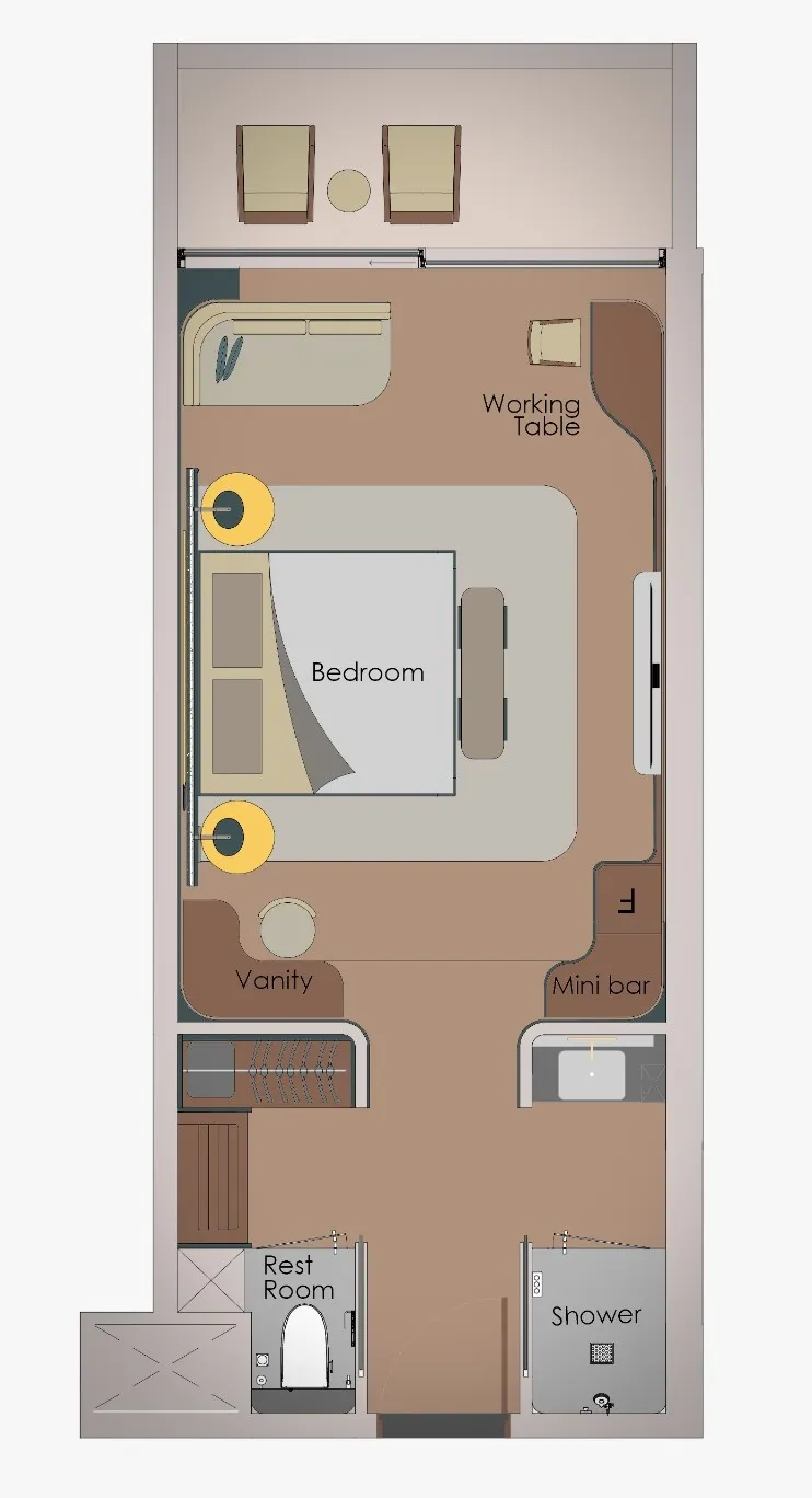 Studio floor plan