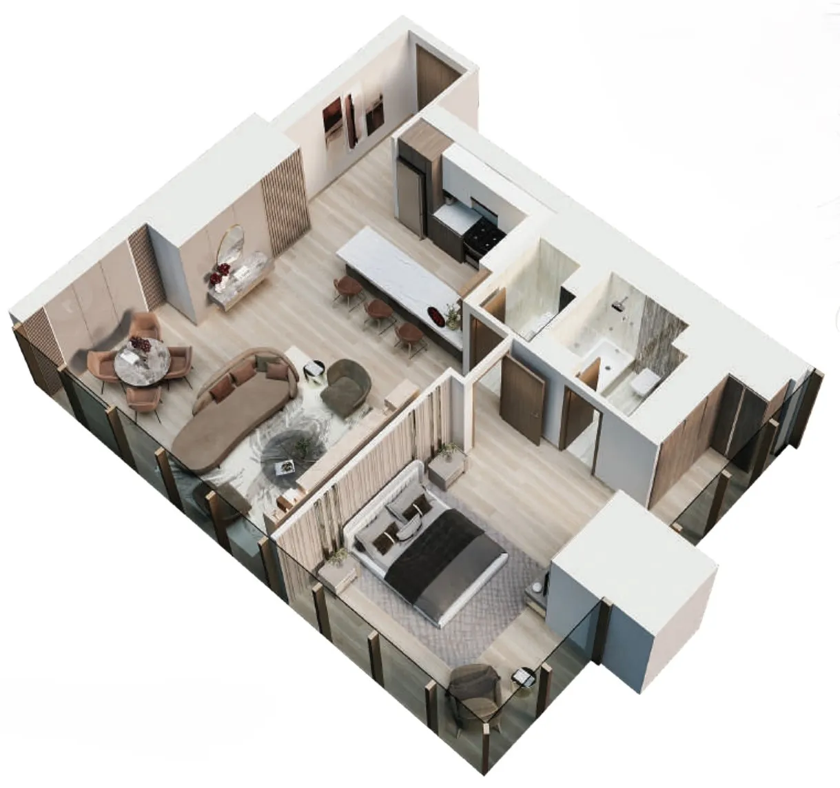 1BR Layout