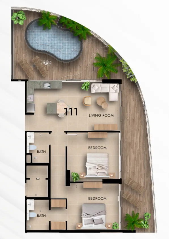 2BR Layout