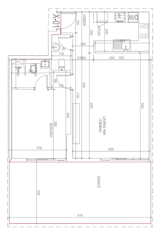 1BR Layout
