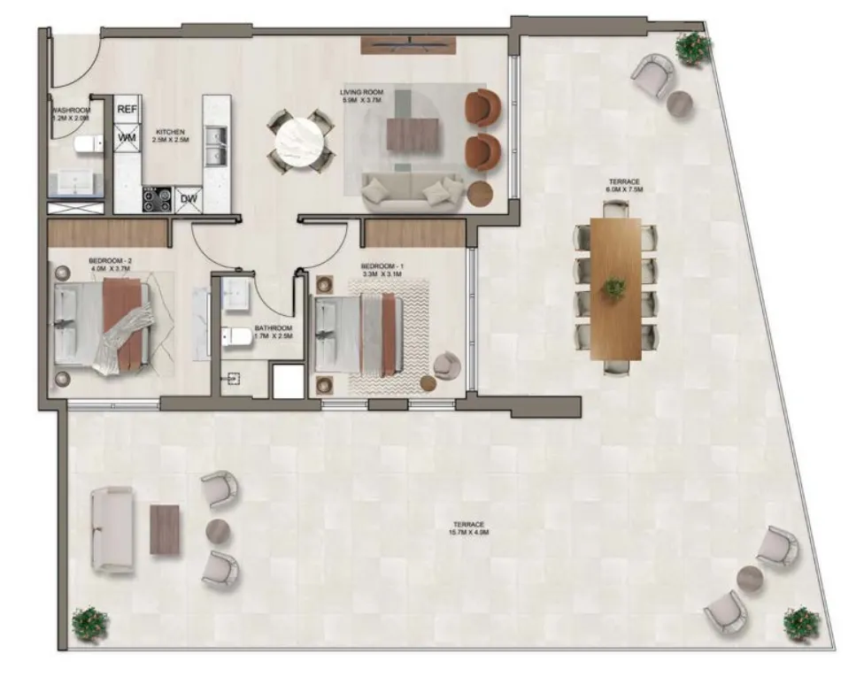 2BR Layout
