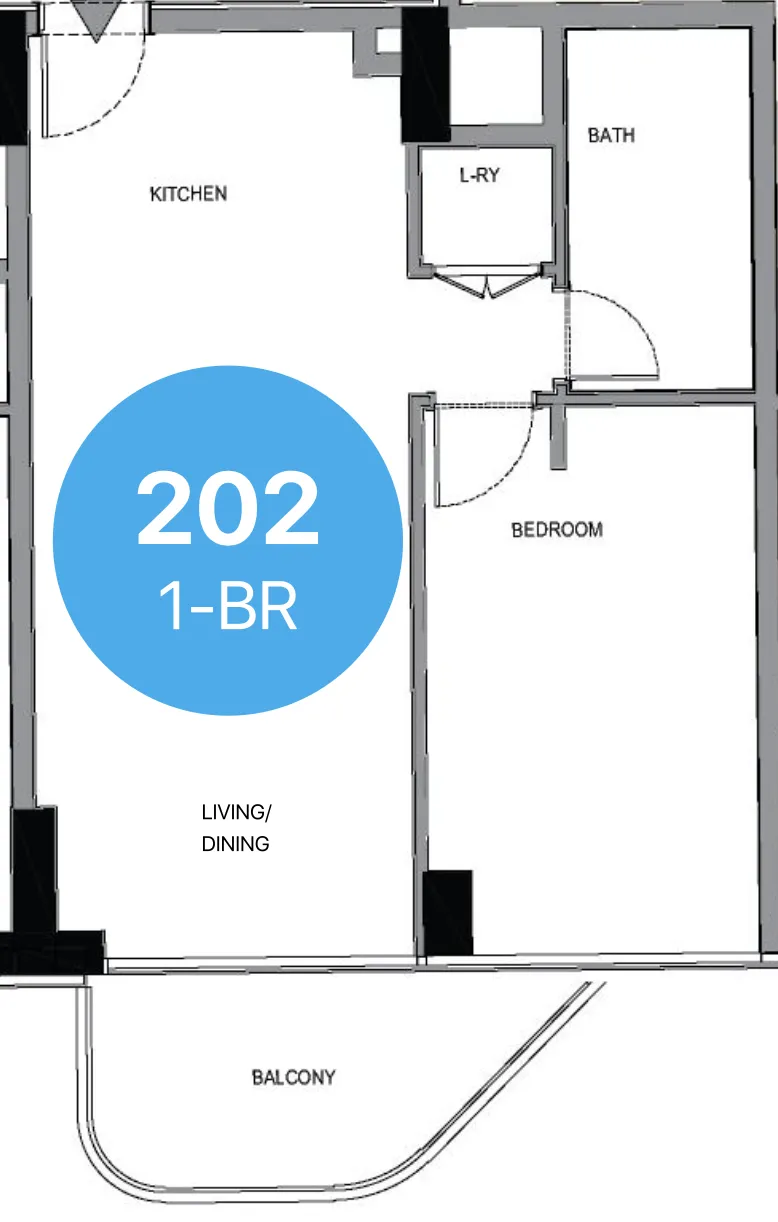 1 bed
