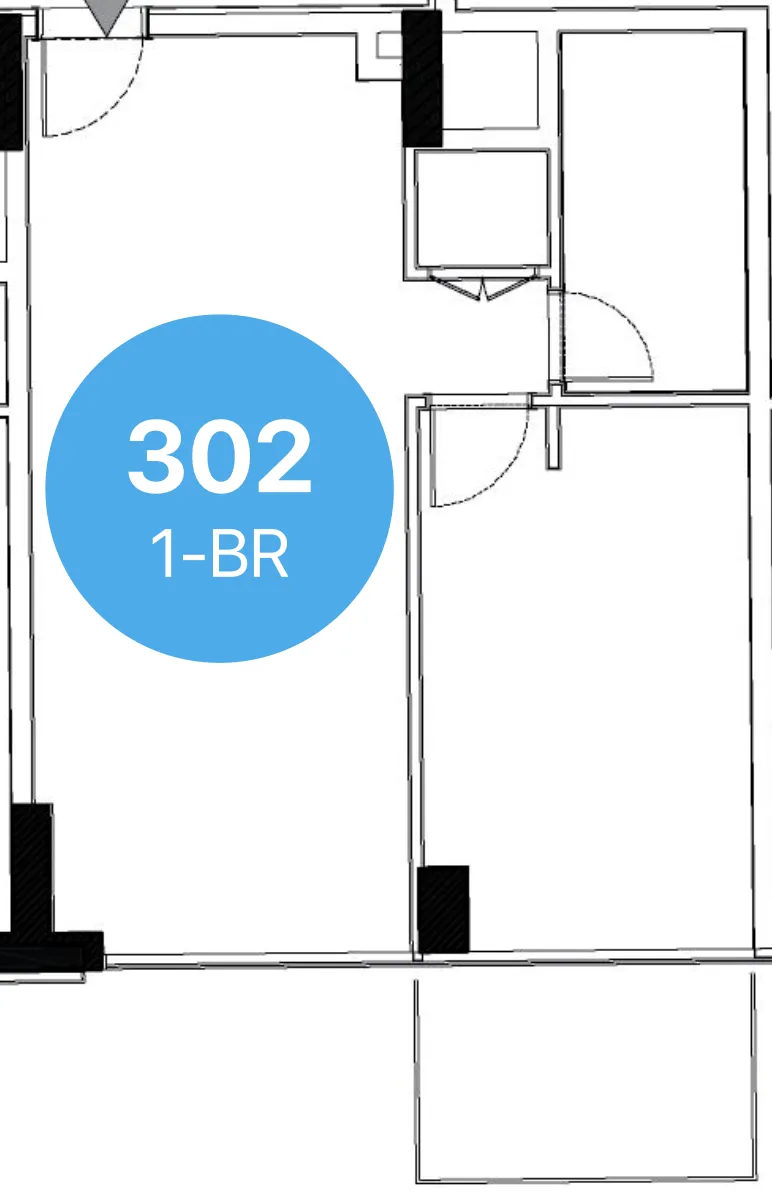 1 bed
