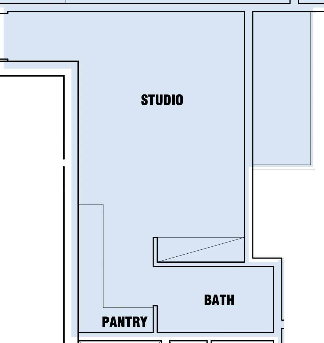 Studio floor plan