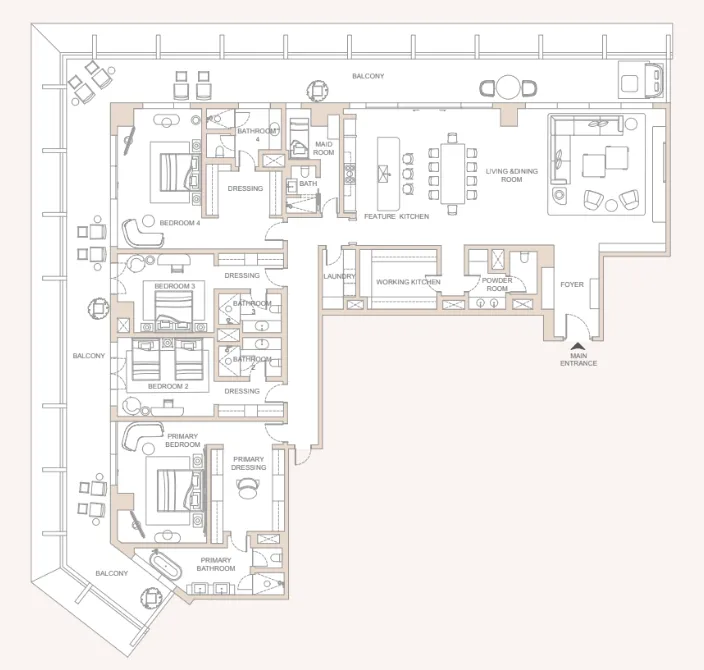 4BR Layout