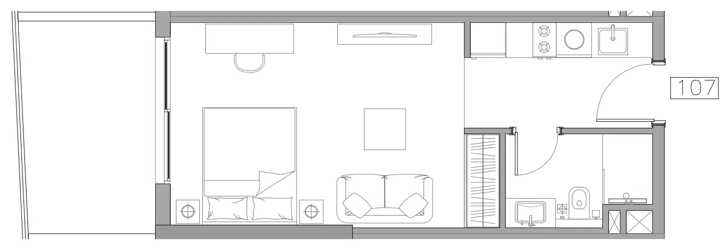 Studio floor plan
