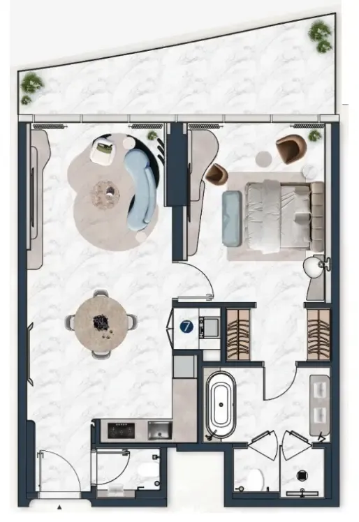 1BR Layout