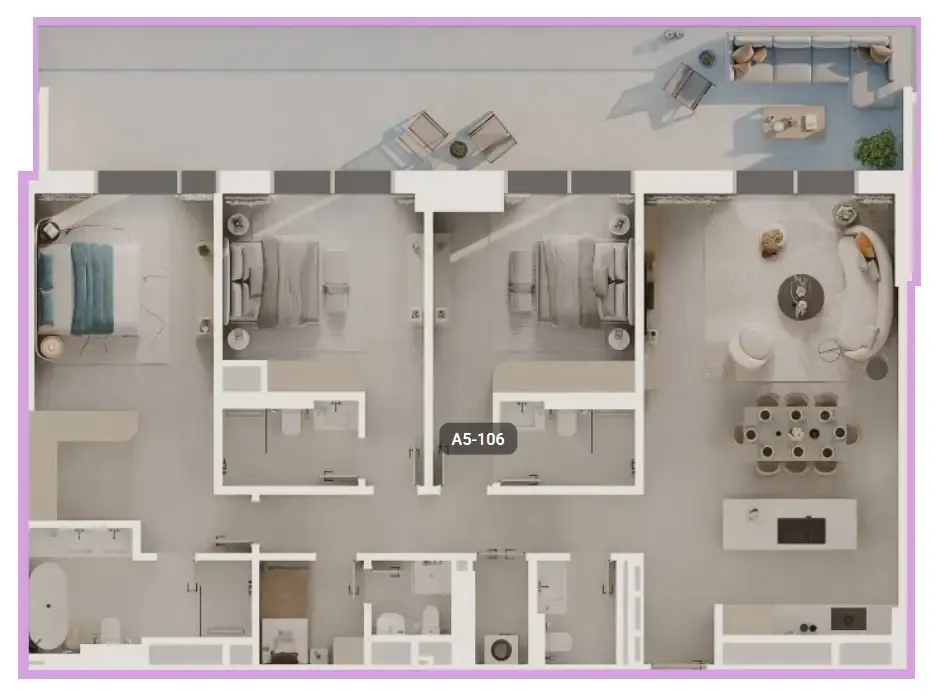 3BR Layout
