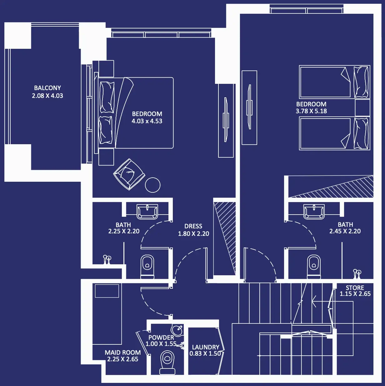 2BR Layout