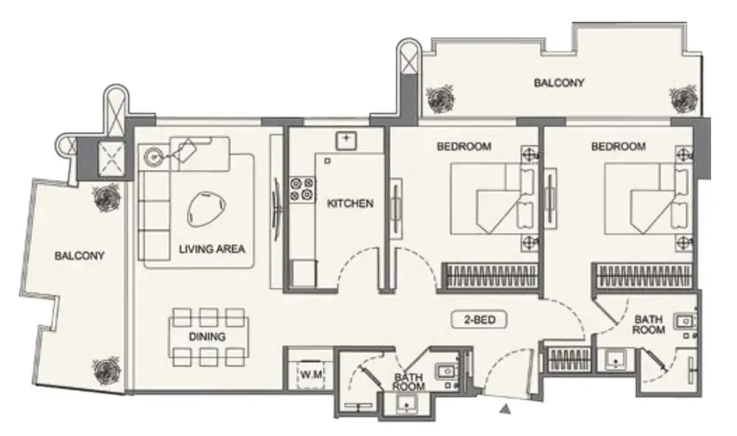 2BR Layout