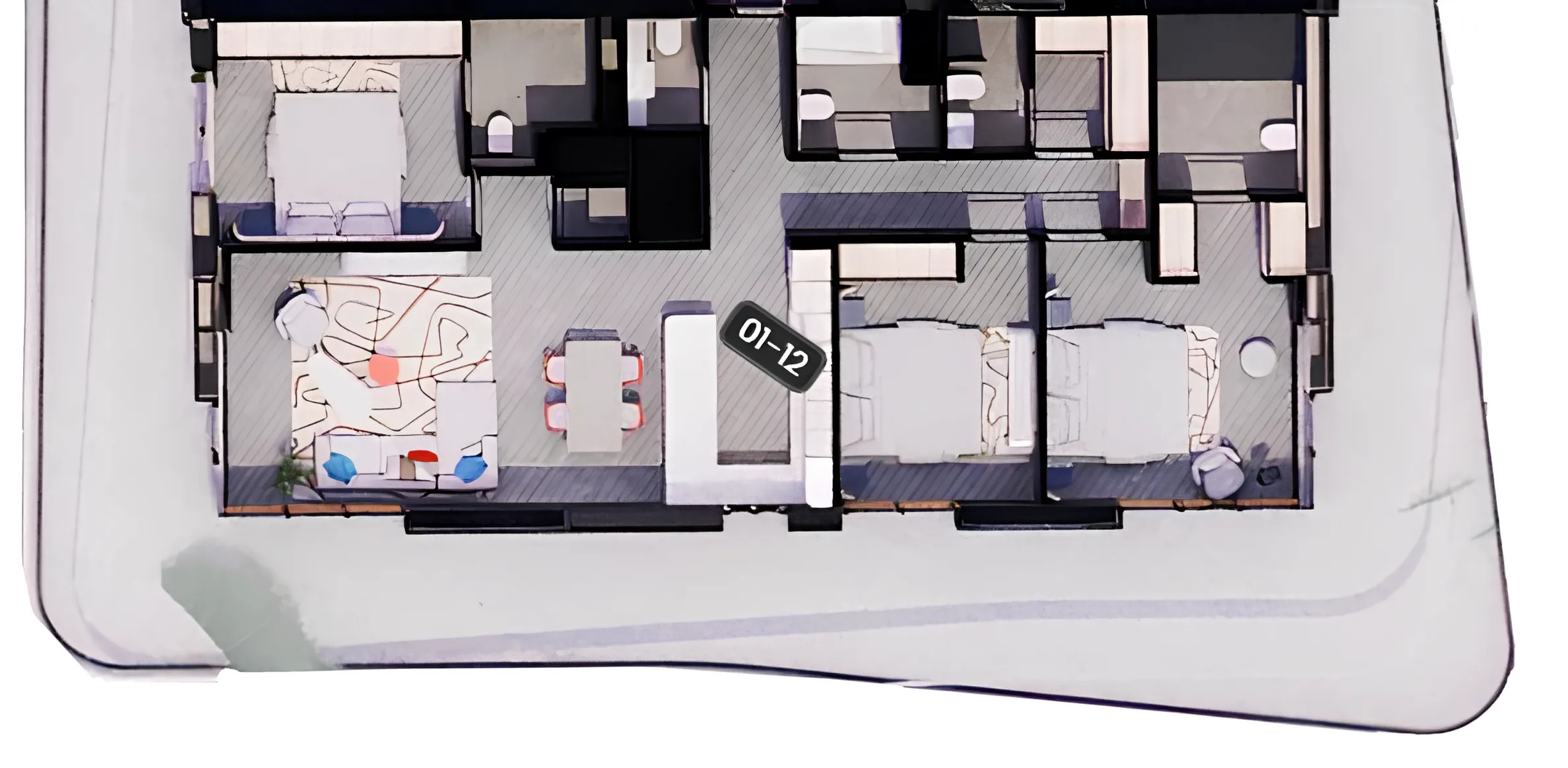 3 bed