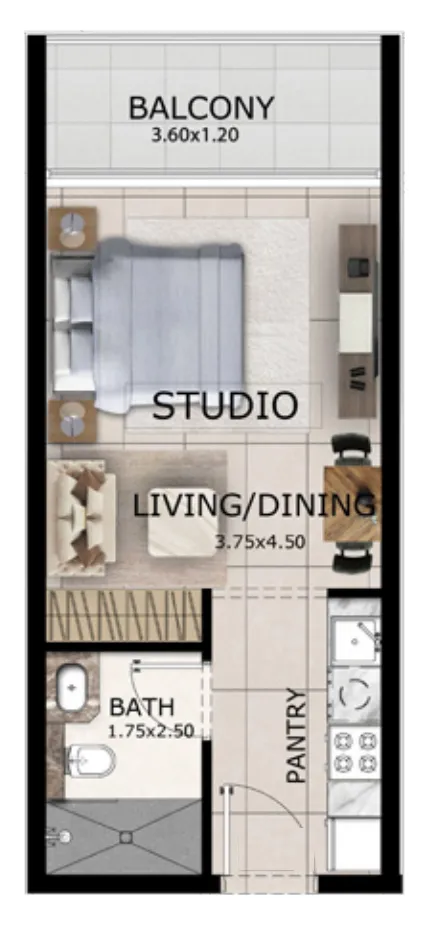 Studio floor plan