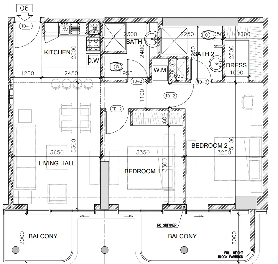 2BR Layout