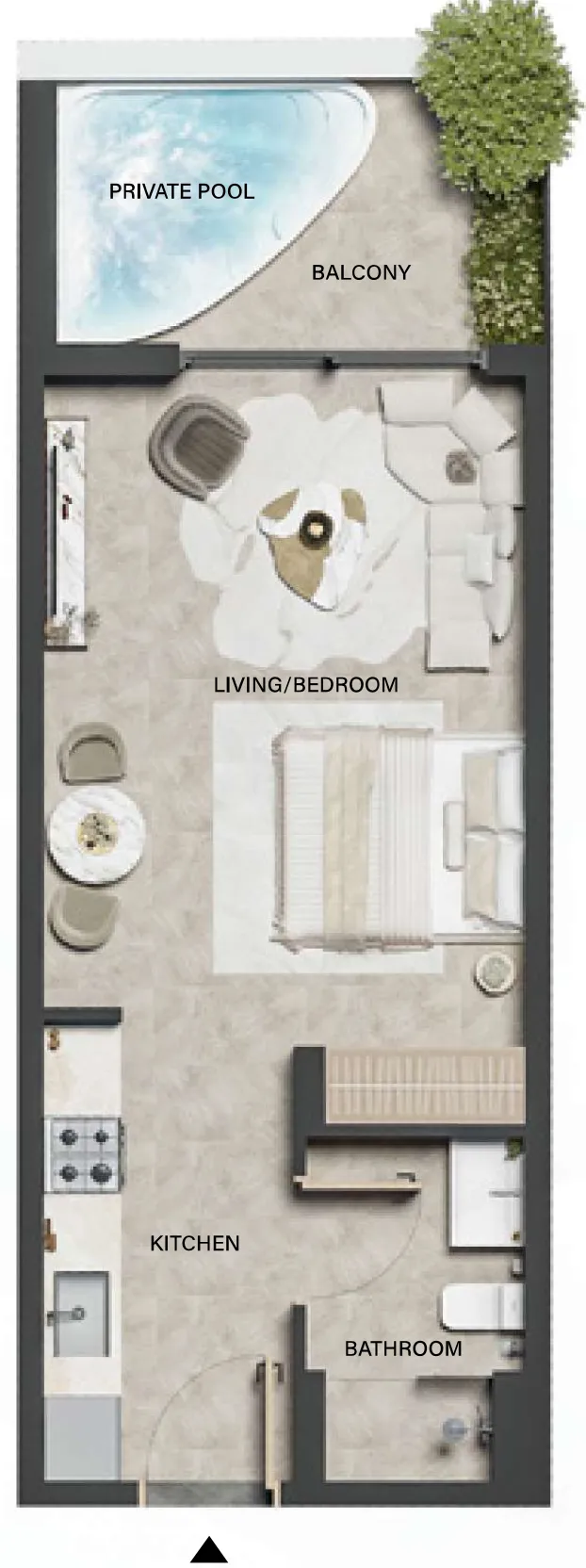 Studio floor plan