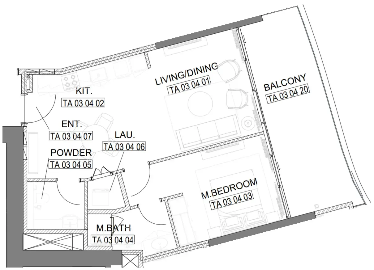 1 bed
