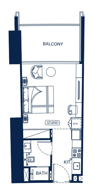 Studio floor plan
