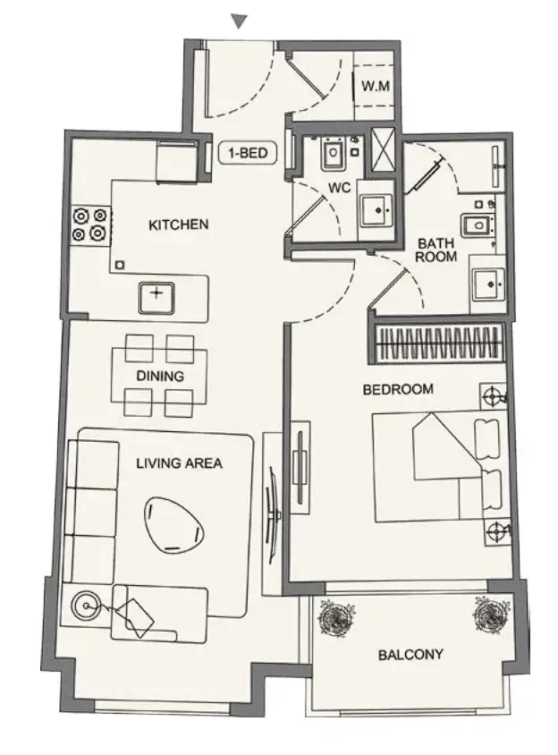 1BR Layout