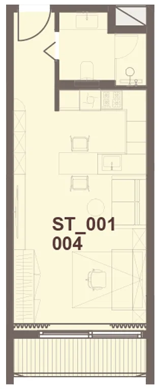 Studio floor plan