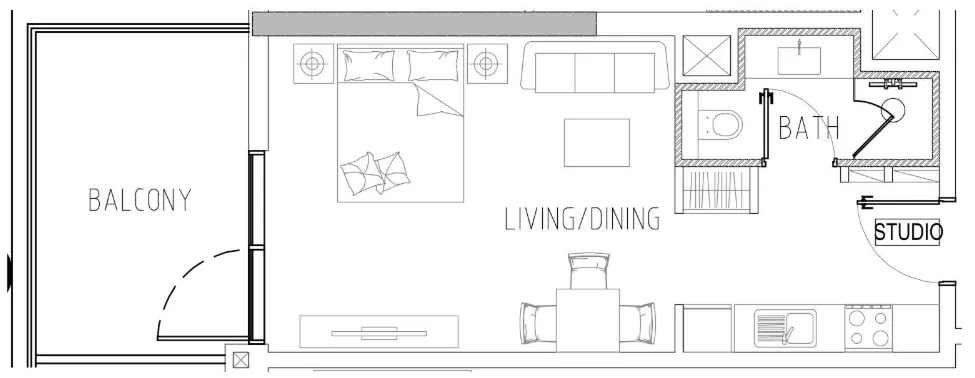 Studio floor plan