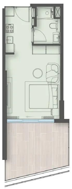 Studio floor plan