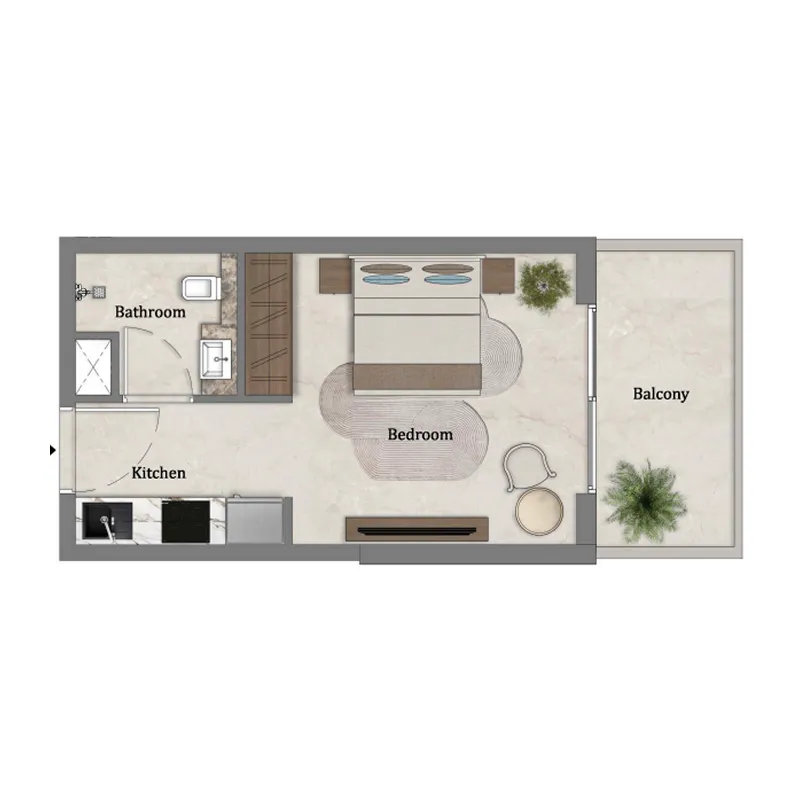 Studio floor plan