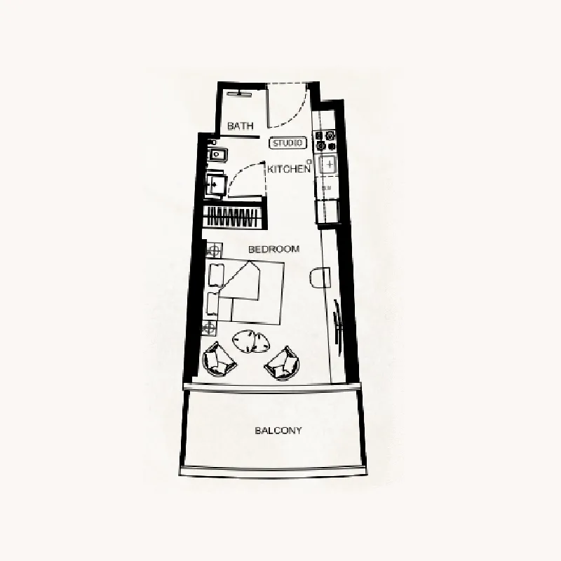 Studio floor plan