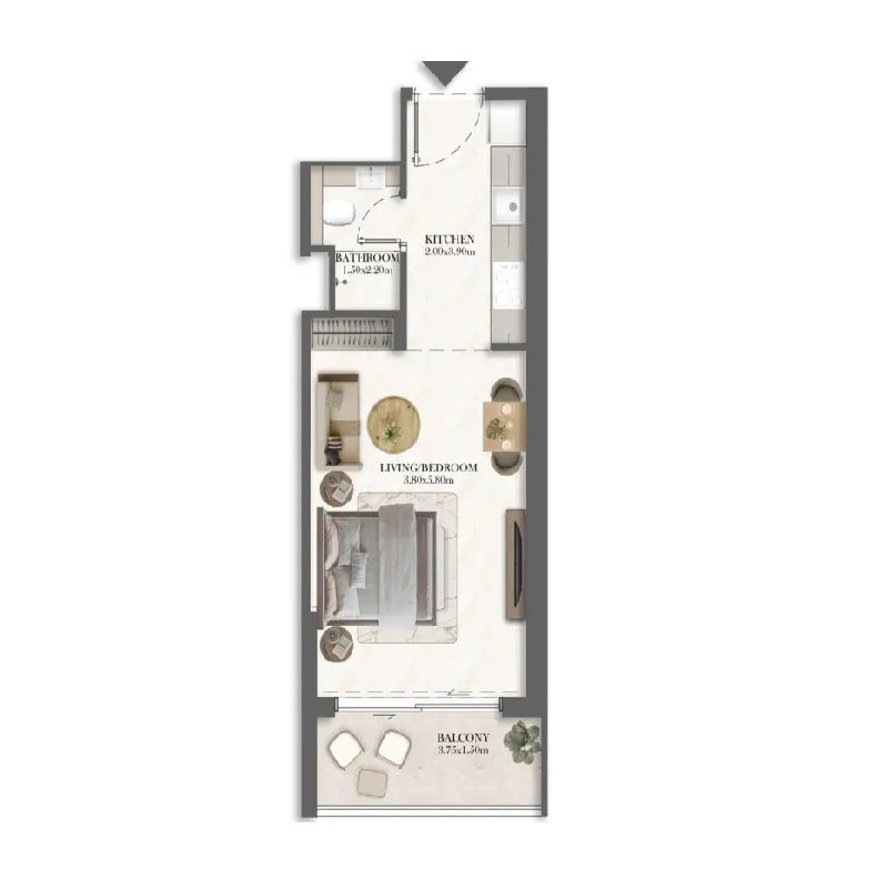 Studio floor plan