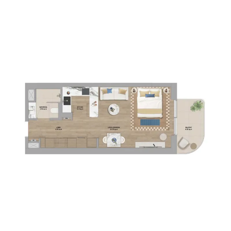 Studio floor plan