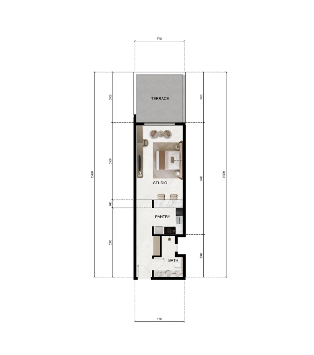 Studio floor plan