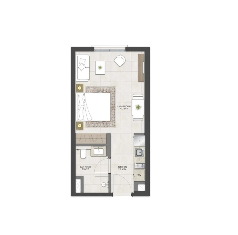 Studio floor plan