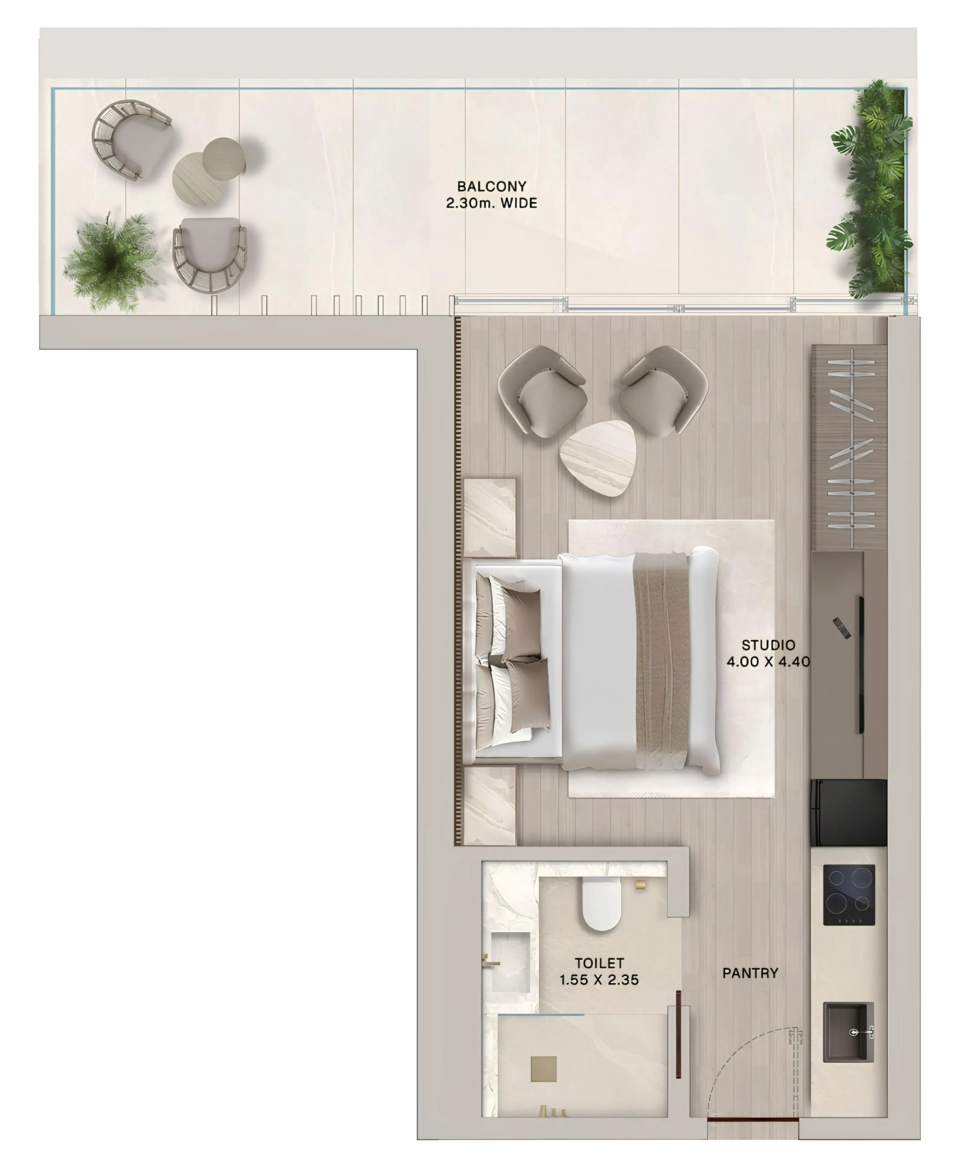 Studio floor plan