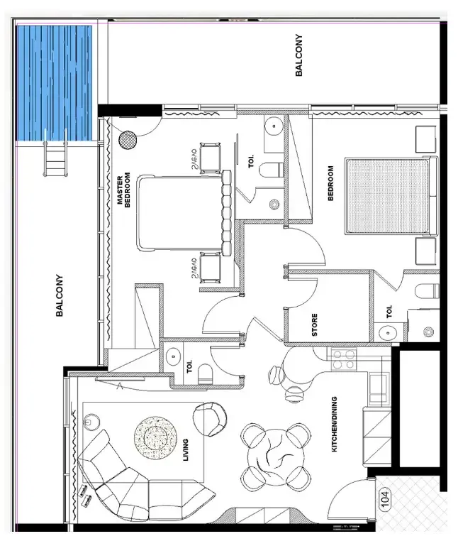 Peace Homes Development Natuzzi Harmoni floor plan