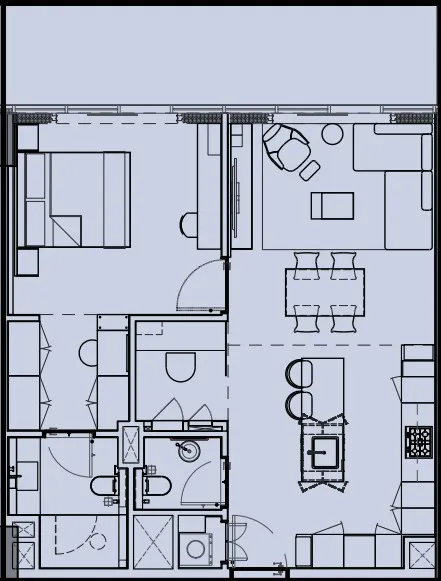 1 bed