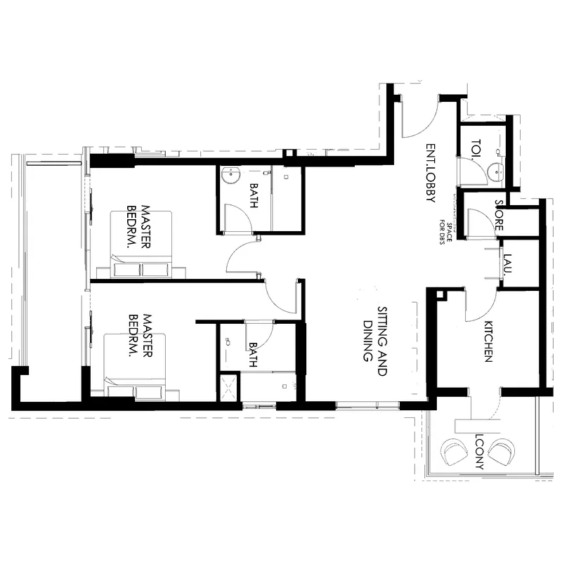 2BR Layout
