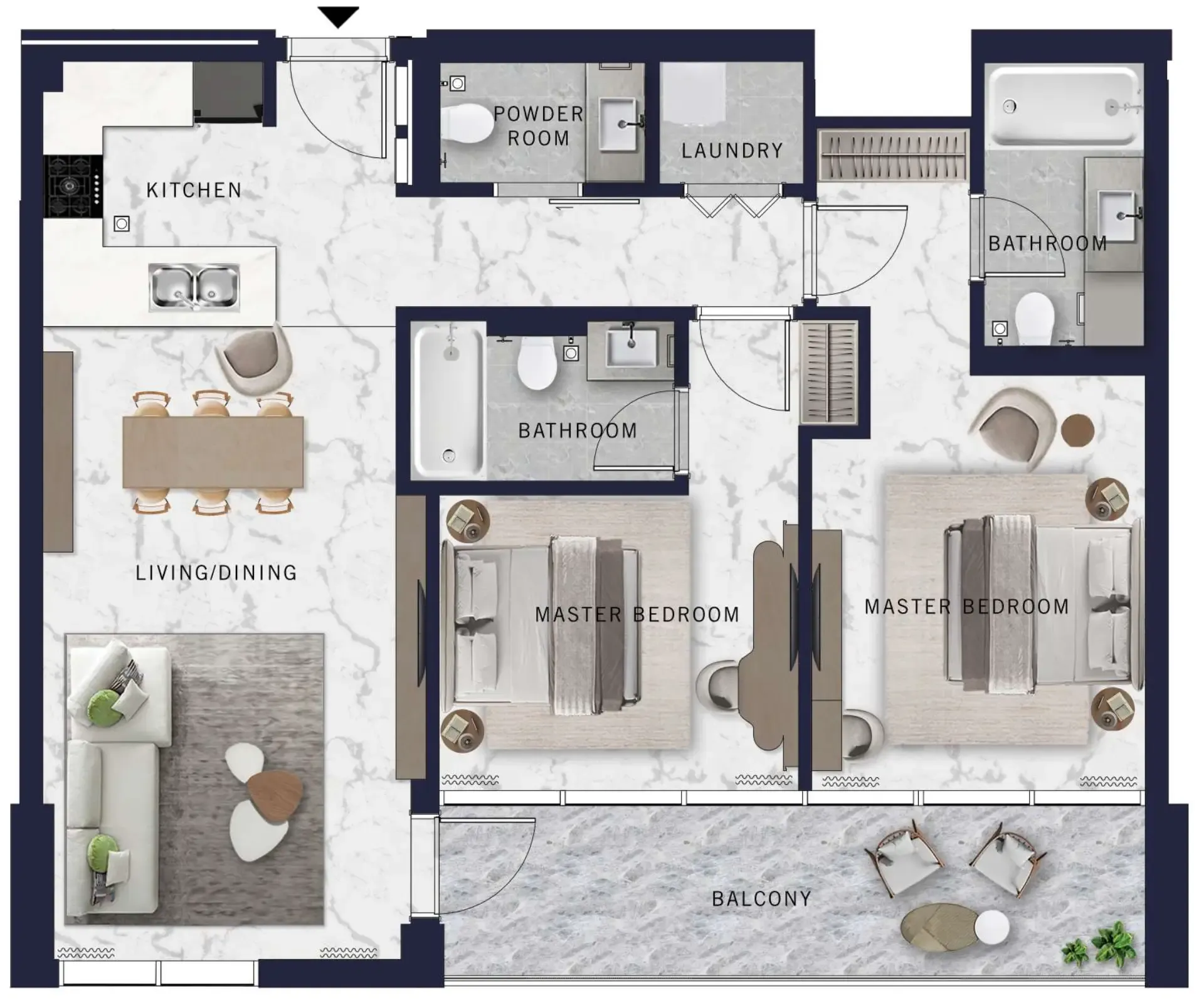 2BR Layout