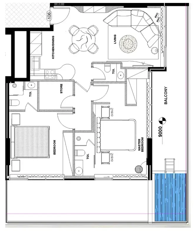 Peace Homes Development Natuzzi Harmoni floor plan