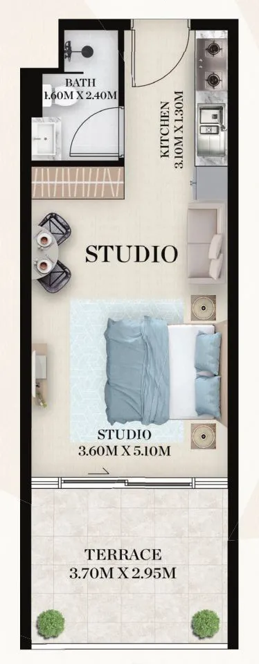 Studio floor plan