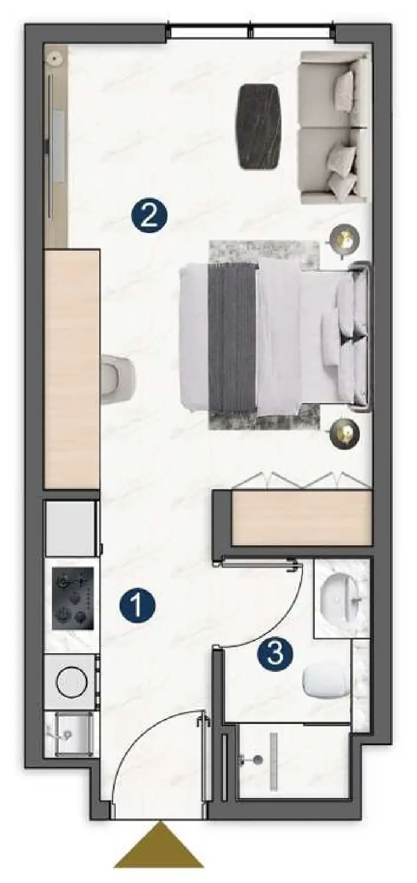 Studio floor plan