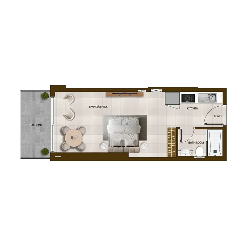 Studio floor plan