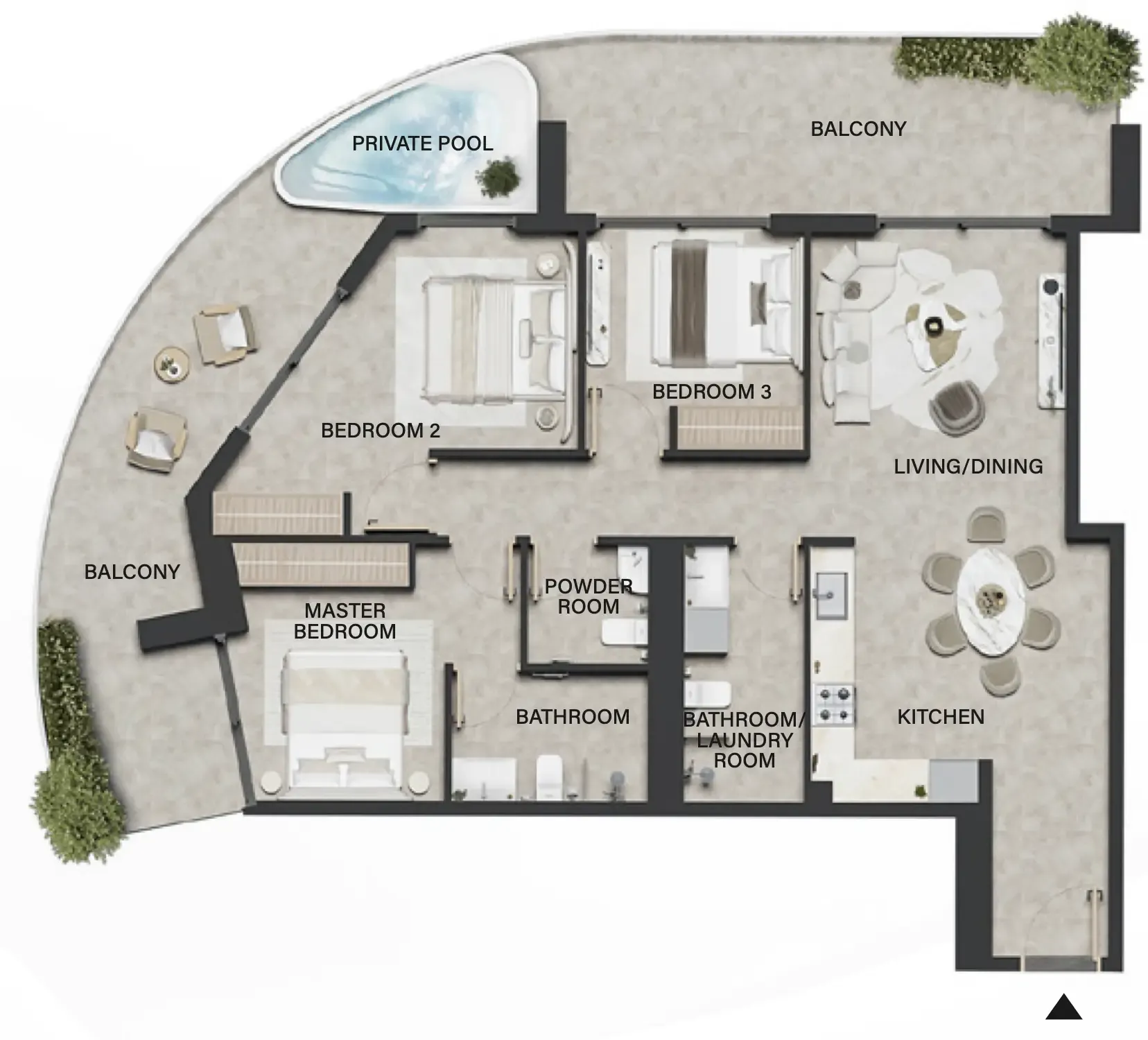 3BR Layout